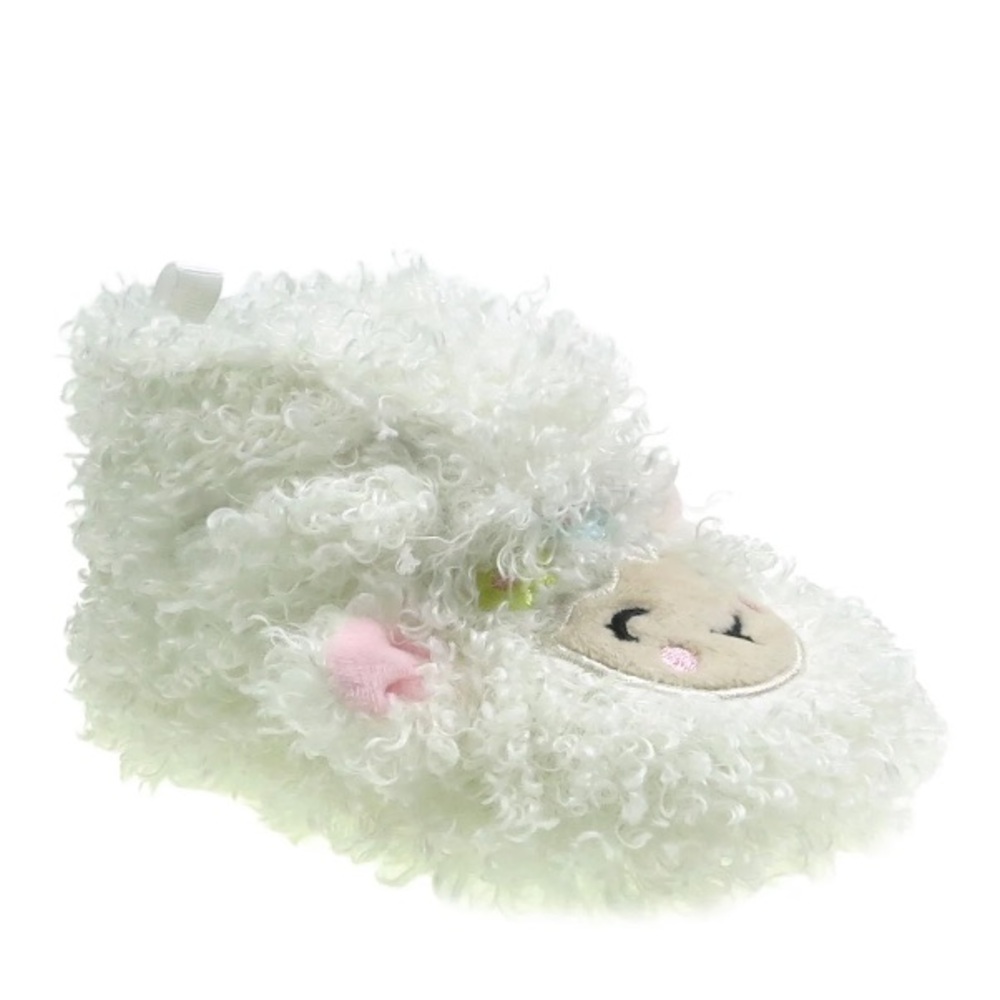 BABY GIRL Llama Bootie Slippers Size 3, 4, and 5 Infant - NWT 🦙🤍 - Picture 1 of 4